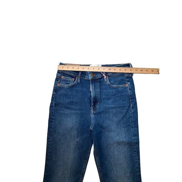 BODEN SZ 30/32 Blue Five Pockets High Rise Bootcut Jeans Cotton Blend NWT - Picture 5 of 5